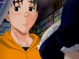 Anime Maid Seducing Her Boss