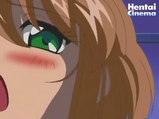 Suur anime adolescent saab tema tussu perses poolt neli blokes juures a sama aeg