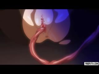 Hentai querido tentáculos transsexual gangbang a foder