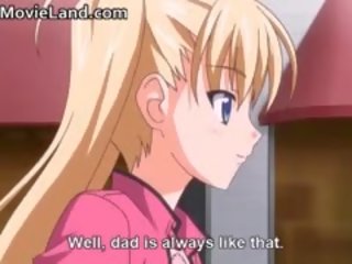 Nešvarus lascivious blondinė didelis boobed anime seductress part3