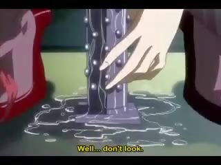 Magnificent brinner animen älskare körd av den anusen