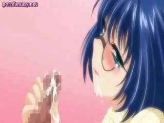 Hentai Getting Facial And Squirting