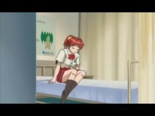 Hentai scuola studentessa vagina inchiodato in dormitorio stanza